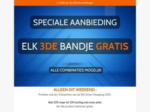 ⌚ Alleen dit weekend 