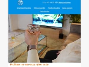 De laatste dag! 20 + 10% extra korting op alle nylon bandjes.