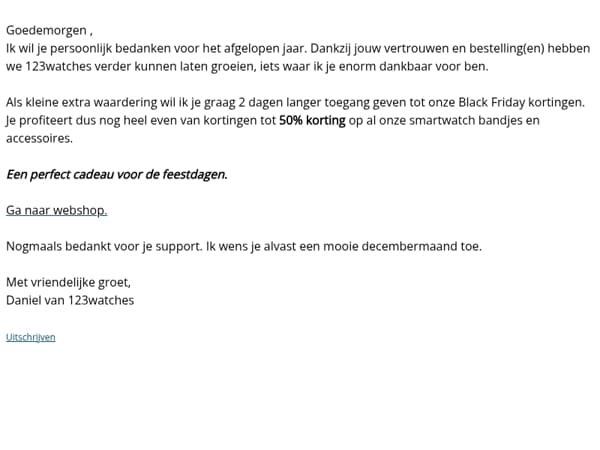 Ik heb iets extra’s voor je geregeld 