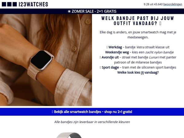 ⌚ Nieuw: onze collectie damesbandjes