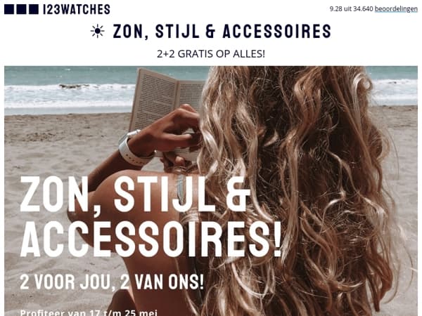 2+2 GRATIS OP ALLES! 