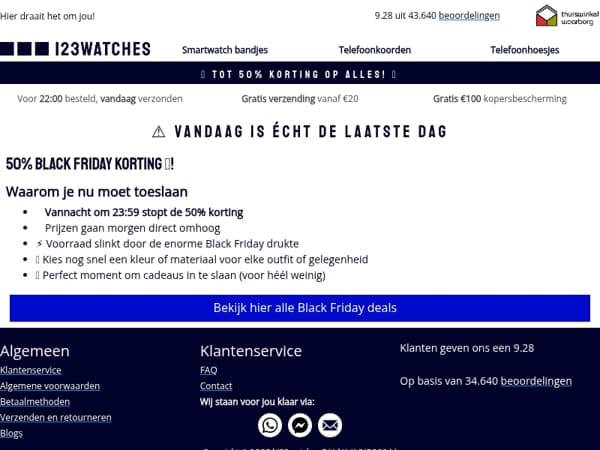 ⚠️ Vandaag is écht de laatste dag 