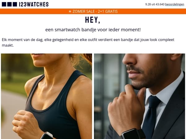 ⌚ Een bandje voor ieder moment 