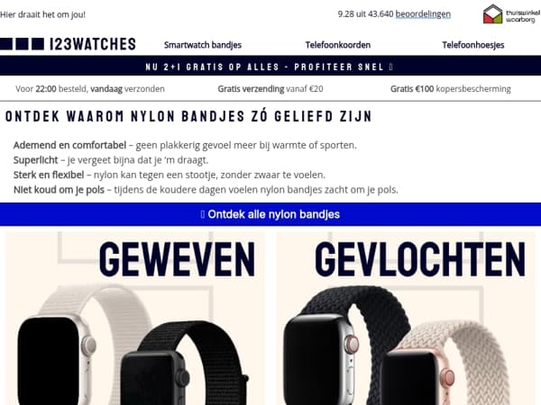 Waarom iedereen overstapt op nylon bandjes (en jij straks ook)