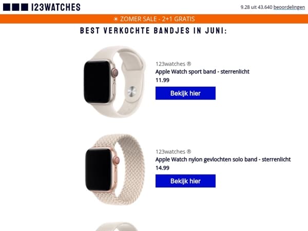 🔥 De populairste bandjes van juni