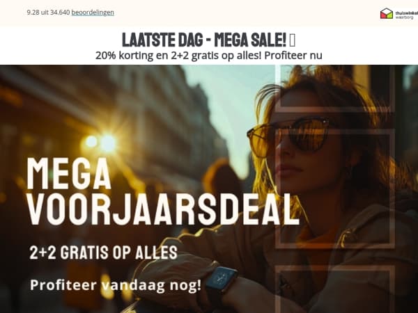 LAATSTE DAG - MEGA SALE! 🔥