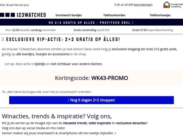 👉 Alleen voor jou: 2+2 GRATIS op alles!