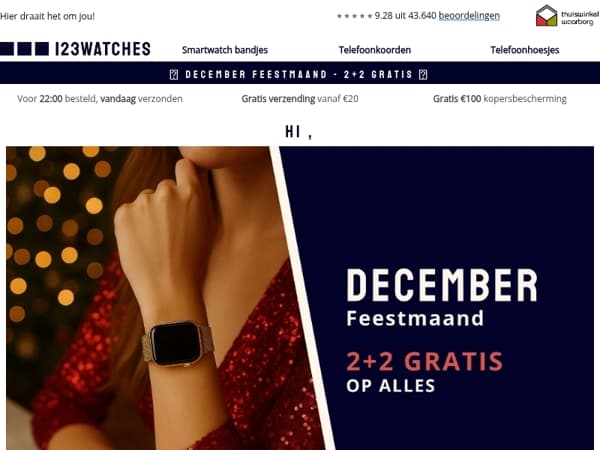 ⏰ Laatste weekend: 2+2 gratis, mis het niet