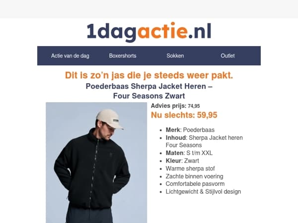 Mis dit niet: dit sherpa jacket wil je nooit meer uitdoen🧡🔆