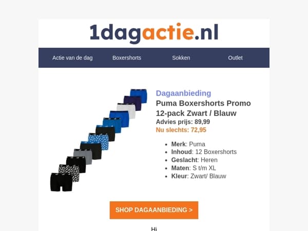 Puma Boxershorts nu met korting! 🩲