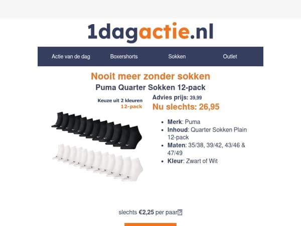 Waarom meer betalen voor sokken dan nodig is?🧡