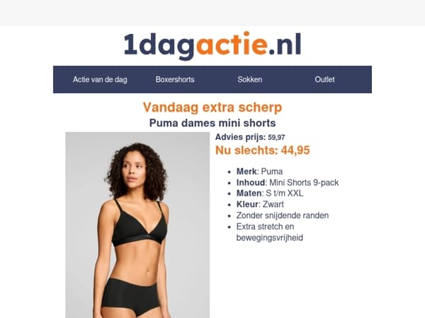 Elke dag comfort: 9 Puma shorts voor €44,95 🧡