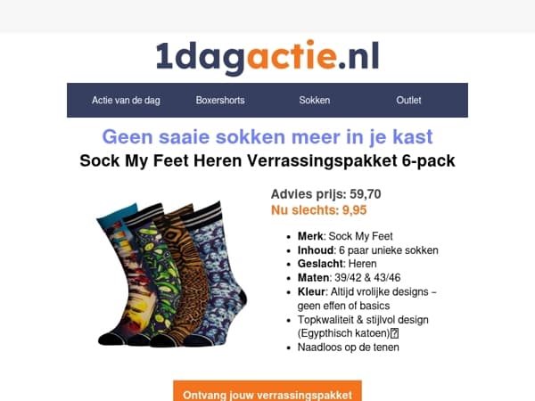Durf jij deze sokken aan? 😄
