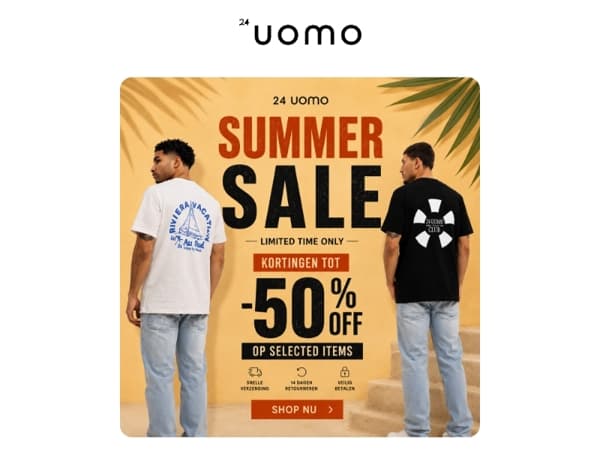 🔥SUMMER SALE IS LIVE! KORTING TOT WEL 50%!🤑