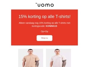 LAATSTE KANS OP KORTING!