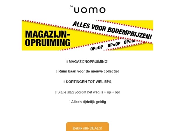 🏷️ MAGAZIJNOPRUIMING!