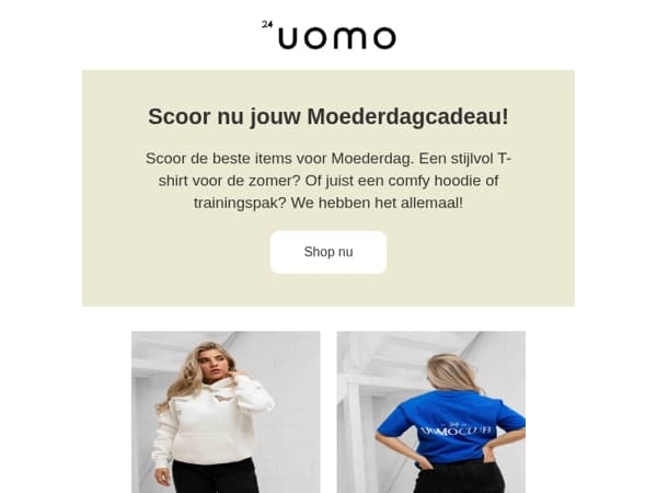 Moederdag komt eraan!