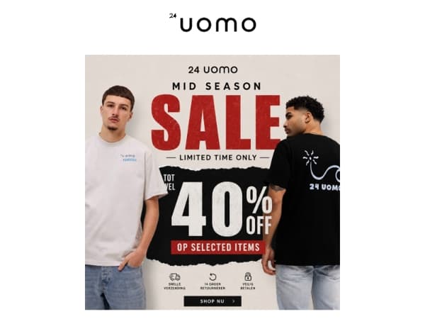 🔥EARLY ACCESS OP MID SEASON SALE - KORTING TOT 40%!🤑