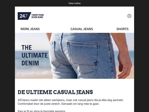 De ultieme casual jeans vind je bij 247Jeans