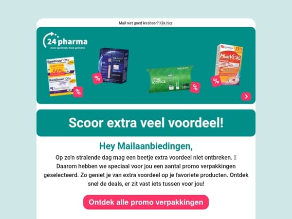 Mailaanbiedingen, tot 47% korting op promo verpakkingen! 🤩