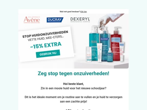 Een puistjesvrije huid voor het nieuwe schooljaar? Dat kan! 😍