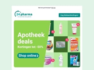 🌷Apotheek deals: tot -50% online