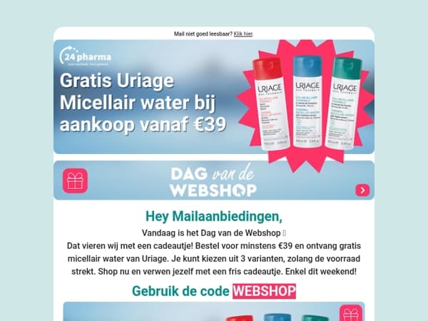 Gratis cadeau voor Dag van de Webshop! 🎁