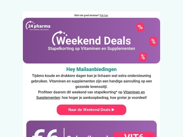 Stapelkorting op Vitaminen en Supplementen! 🤩
