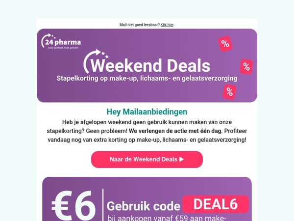 Met een dag verlengd: tot €20 korting te scoren!🚨