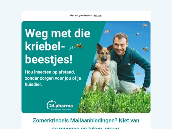 Last van muggen of andere insecten? 🦟