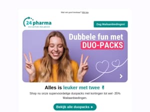 Mailaanbiedingen, tot -35% korting op Duopacks ✌️
