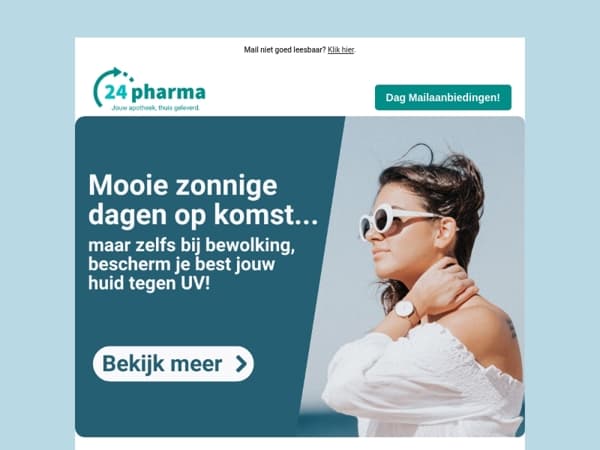 Maak je alvast klaar om het stralende weer tegemoet te gaan. 🌞