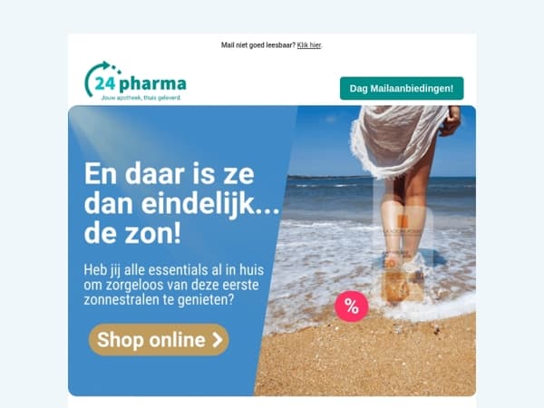 Mailaanbiedingen, ben jij helemaal klaar voor de zon? 🌞