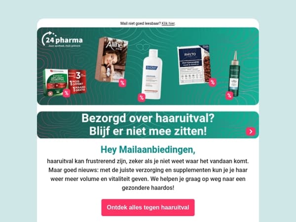 Bezorgd over haaruitval? 🤔