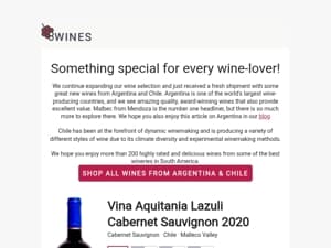 Argentina & Chile 🍷