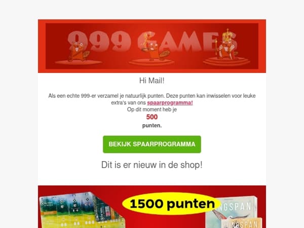 We hebben ons spaarprogramma weer aangevuld!