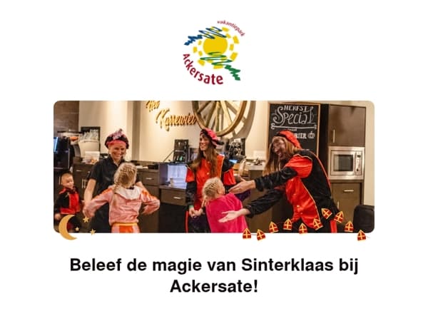 Beleef de magie van Sinterklaas bij Ackersate!