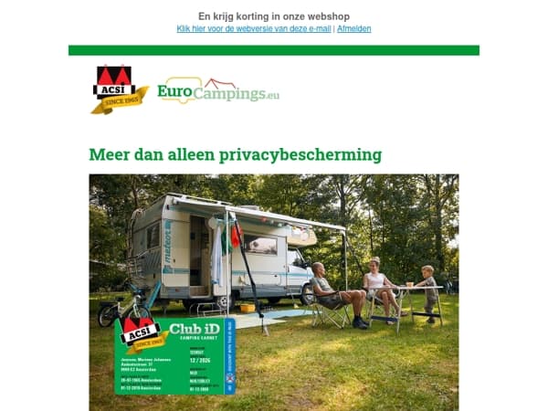 Automatisch WA/BA-verzekerd met ACSI Club ID