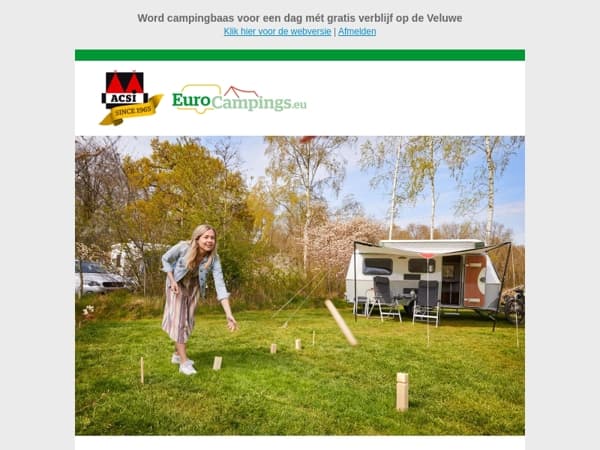 Ontdek de leukste campings voor de voorjaarsfeestdagen