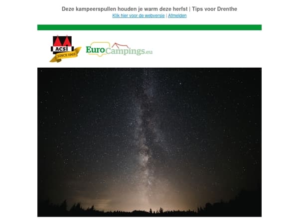Hier is het 's nachts nog écht donker ⭐