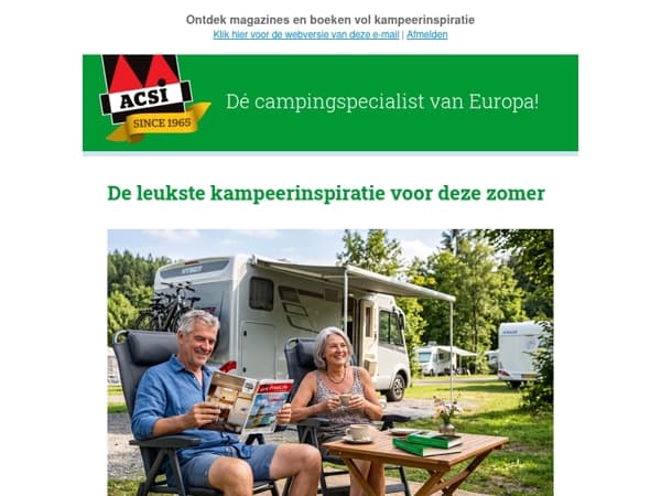 Het leukste leesvoer voor op de camping