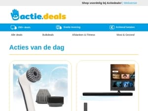 Oplaadbare Steelstofzuiger | Elektrische Schoonmaakborstel | All-in-one Soundbar | Tuinpaviljoen | Solar lamp