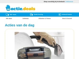 Draagbare Vlekkenreiniger | Lichtslinger Indoor & Outdoor | Helly Hensen Werklaarzen | Robotstofzuiger | Verzwaringsdeken