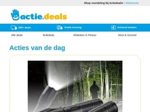 Militaire LED zaklamp | Soundbar all-in-one| Gordijnen verduisterend | Radiatorventilator | Steelstofzuiger oplaadbaar