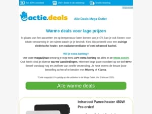 🔥 Voordelige warmteartikelen tot -60%🔥