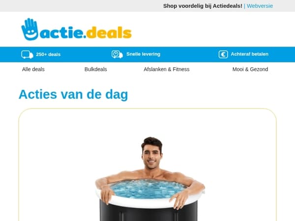 Opblaasbaar ijsbad | Mario Russo Half Zip Sweater | Solar Weerstation 3-in-1 | Rainbow Speaker | Vogel Voederhuisje