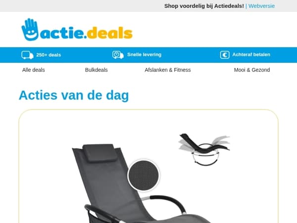 Relaxstoel Aura | Battery Daddy Batterijbox | Mini Wasmachine | Mario Russo Bomberjack | Slimme Paneelheater