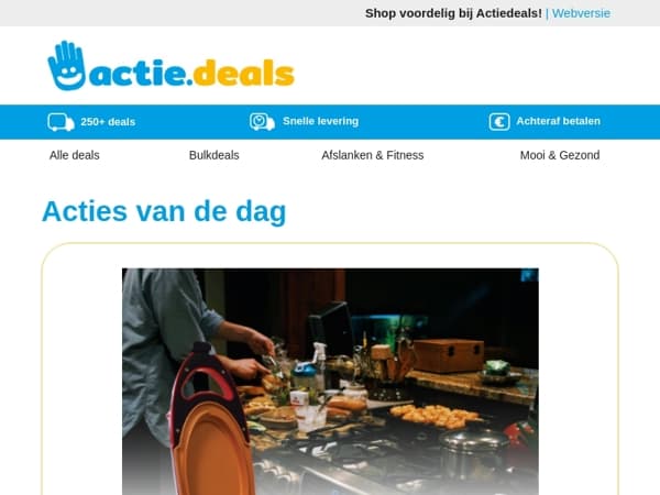 Red Copper Mini Kookplaat | Robotstofzuiger | Dimbare Tuinlampen | Slimme Videodeurbel | Compacte Airfryer 2L