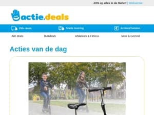 Elektrische Kinderstep | Accu Steelstofzuiger & Kruimeldief | Boxershorts | Powerbanks | Kidscamera