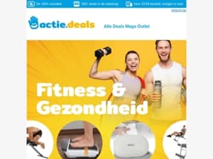 🏋️ Topdeals voor thuissporters 🏃 | tot 56% voordeel!